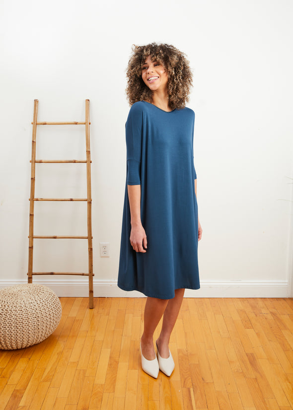 FROCK "CLASSIC" V-NECK (SAPPHIRE)