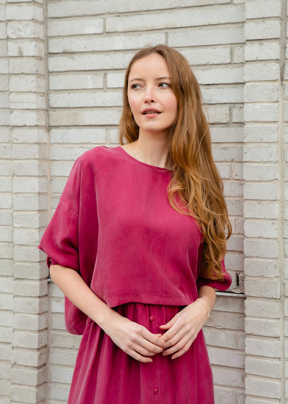 SLOUCH TOP (SANGRIA)