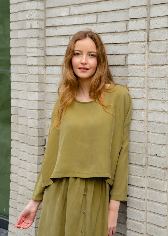 SLOUCH TOP (MOSS)